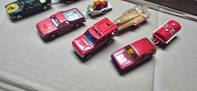 lotto di 5 auto majorette con rimorchio - Immagine 1 di 4