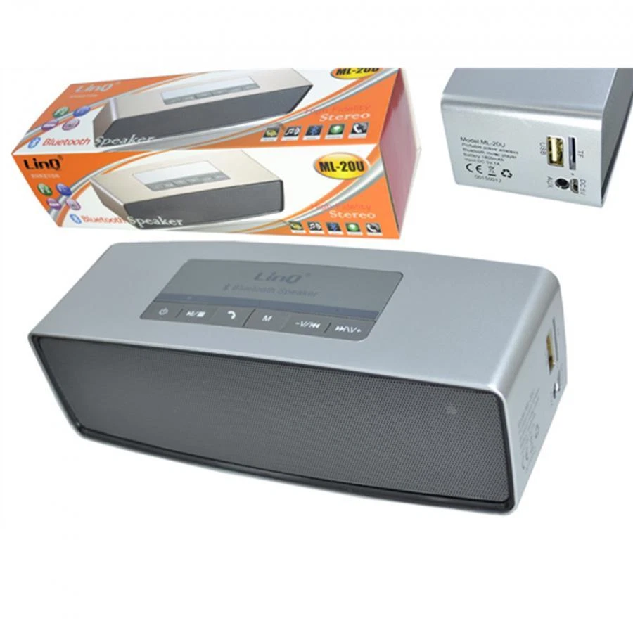 x Casse Speaker Bluetooth Wireless Radio Lettore Linq ML-20U - Immagine 1 di 1