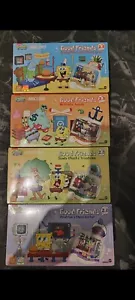 NEU AreaX SpongeBob Schwammkopf AB0050, AB0051, AB0052, AB0053 Klemmbausteinset - Bild 1 von 2