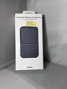 Samsung EP-P5400CBEGUS 15W Wireless Charger Duo - Dark Gray - Photo 1 sur 2