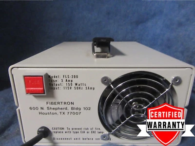 Fibertron Light Source 3 Amp 110-120 VAC 5� AC Cord  1 Year Warranty - Image 1 of 2