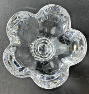 Kristallschale mit gewelltem Rand 5,5" & 3,5" ORREFORS Schweden mit Aufkleber - Bild 1 von 10