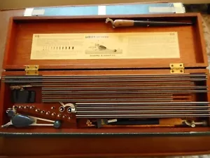 Vintage Keuffel & Esser K&E Leroy Lettering Set Drafting Tool & Wood Case - Picture 1 of 10