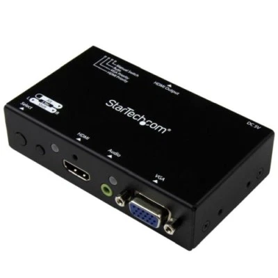 StarTech VS221VGA2HD 2x1 HDMI+VGA to HDMI Converter Switch Automatic & Priority - Image 1 of 4