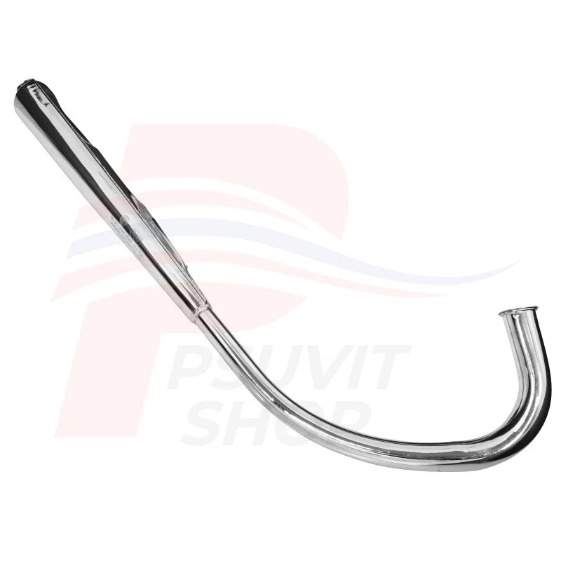 Fits Honda CB100 K0 K1 K2 K3 CB1-25S S0 S1 S2 Exhaust Muffler&Pipe Chrome - Imagem 1 de 4