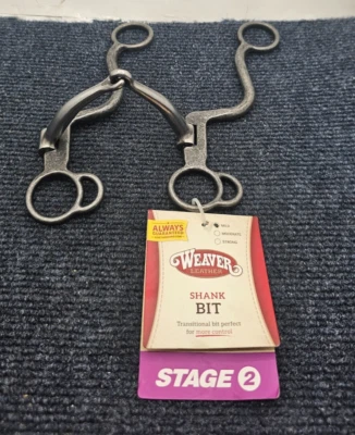 Cuero Tejedor 25200-00: Vástago S 7" mejilla hierro dulce bocadillo pulido negro Foto 1 de 4