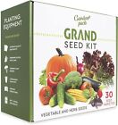 Grand Seed Growing Kit - 30 Gemüsesamen Sorten - Handschuhe mit Krallen, 6... 