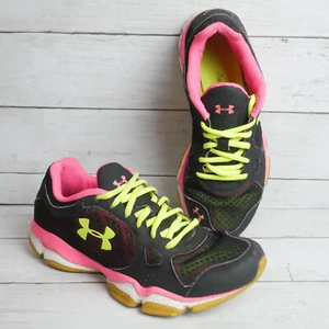 Under Armour Damen Größe 7,5 Laufschuhe Schwarz Pink Turnschuhe 1246735-001 - Bild 1 von 9