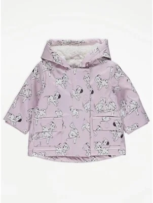 101 Dalmatians Baby Girls Rain Coat / Mac. Age 12-18 m. NEW - Image 1 of 4