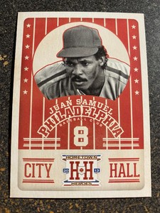 Juan Samuel Phillies 2013 Panini Hometown Heroes City Hall Insert #5
