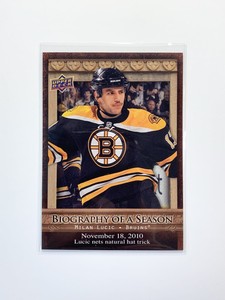 2010-11 Upper Deck Biography of a Season MILAN LUCIC Boston Bruins #BOS17