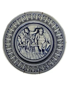 Vintage Gerz Stoneware West Germany Hanging Plate, 10" Diameter W/hanger - Picture 1 of 6