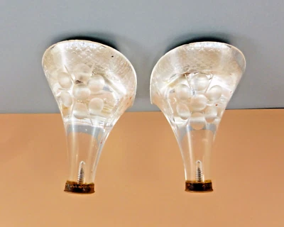 50’s Vintage Clear Lucite Screw on Heels (Heels Only) - Image 1 of 4
