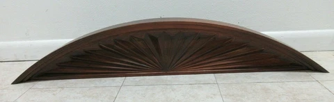British Classics Ethan Allen China Cabinet Armoire Crest Pediment  260 Cover