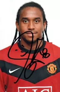 MAN UNITED & BRAZIL: FOTO RITRATTO FIRMATA ANDERSON 6x4 + COA - Foto 1 di 1