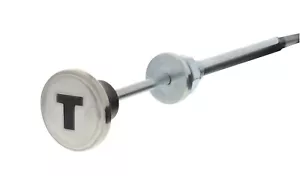 CLOSEOUT Stainless Steel Throttle Cable W/ Maroon Knob For 1947-1953 Chevy Truck - Picture 1 of 1