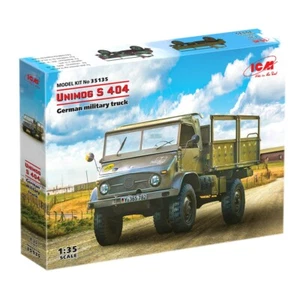 ICM 35135 Plastic model kit car Scale 1:35 Unimog S, German Military Truck - Picture 1 of 18