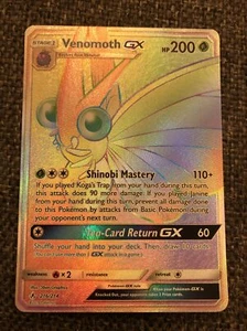 Pokemon Karte Venomoth GX 216/214 Full Art Ultra Rare Unbroken Bonds - Bild 1 von 2