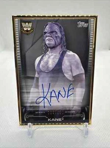 2021 Topps WWE Legends Undisputed Gold Frame Kane Auto ON CARD Signature /150 - Picture 1 of 2