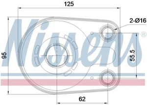 AVA Oil Cooler CR3150 for CHRYSLER GRAND VOYAGER (2000) 2.5 CRD etc - Picture 1 of 7