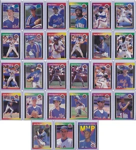 New York Mets 1989 Donruss Baseball Team Set 27 Cards includes MVP - Picture 1 of 11