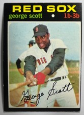 George Scott  1971 Topps number 9 Boston Red Sox