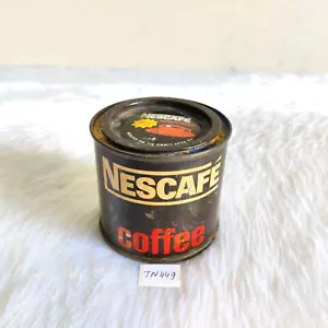 Vintage Nescafe Instant Coffee Advertising Tin Box Decorative Collectible TN449 - Picture 1 of 7