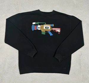Y2k The Berrics Skateboard Black Sweatshirt Assault Camera Size L - Picture 1 of 12