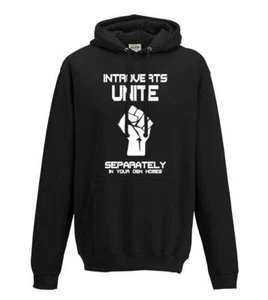 Introverts Unite, Separately, In your own homes sudadera con capucha - divertida - introvertida - Imagen 1 de 2