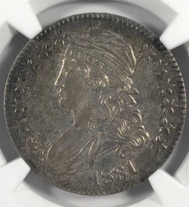 1831 Cap Bust Half Dollar. .50. NGC AU55. Original Luster. - Picture 1 of 5