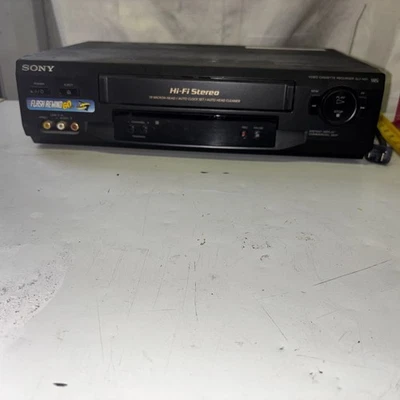 Sony SLV-N51 Hi-Fi VCR - ¡Rebobinado rápido del flash! Retro Dorado - ¡Funciona muy bien! 🎬 Foto 1 de 4