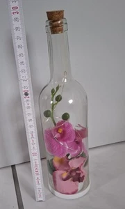 Flasche LED Blume rosa Orchidee Dekoration Beleuchtung - Bild 1 von 1