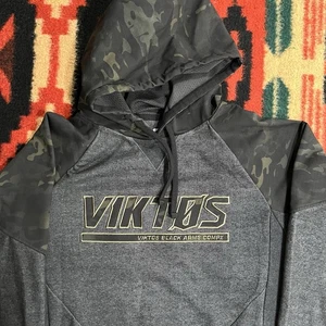 VIKTOS MensRipstop Camo Fallback Hoodie Size M Sweatshirt Tactical Outdoor Army - Picture 1 of 13