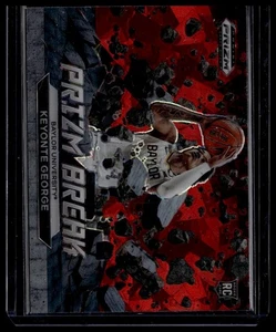 2023 Panini Prizm Draft Picks #13 Keyonte George Prizm Break Red Ice - Picture 1 of 2