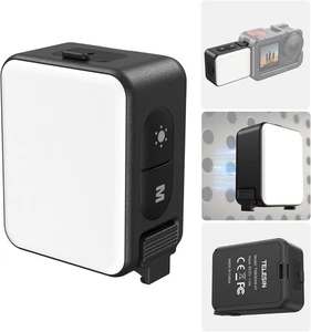 TELESIN Mini Video Licht mit magnetischem Schnellverschluss für DJI Osmo Action - Bild 1 von 4