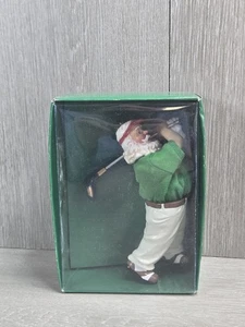 Christmas Ornament Santa Golfing Department 56 Pastimes 1999 - Picture 1 of 6