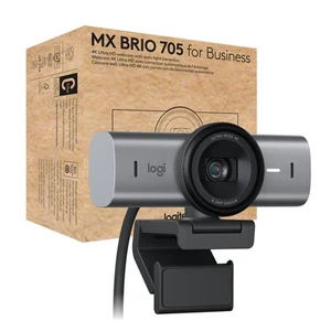 Logitech MX Brio 705 for Business 4K-Webcam mit automatischer Belichtungskorrekt - Photo 1/9