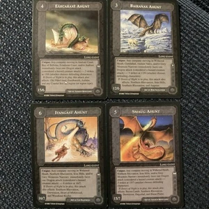 Smaug, Bairanax, Itangast and Eärcaraxe Ahunt middle earth CCG english near mint - Bild 1 von 5