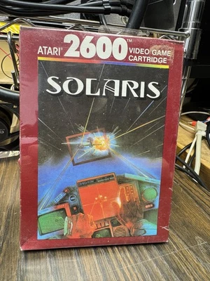 Solaris (Atari 2600, 1988) - Brand New in Box - Factory Sealed - Image 1 of 2