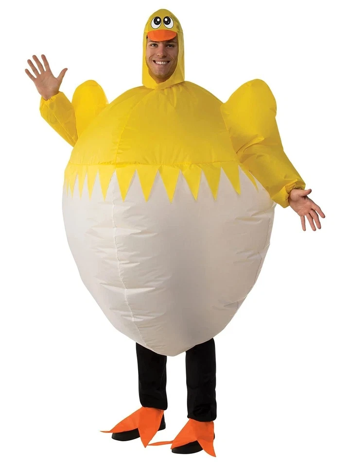 Unisex Inflatable Chick Costume for Adults Halloween Party Fancy Dress One Si... - Image 1 of 1