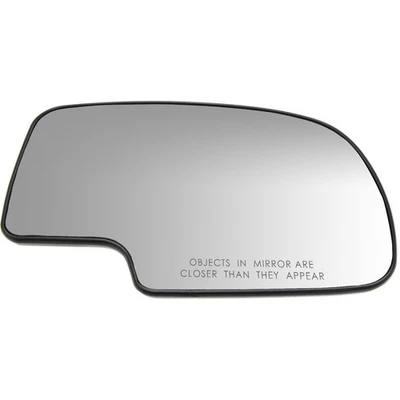 Mirror Glass Power W/Backing Plate Passenger Side for Chevy Silverado GMC Sierra - Image 1 of 4