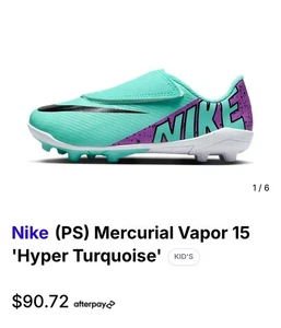 Nike Mercurial Vapor 15 Club Low-Top Fußballschuhe für Kinder 10 C - Bild 1 von 9