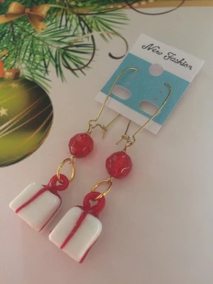 ADORABLES Y ÚNICOS PENDIENTES DE CRISTAL DE MURANO REGALOS DE NAVIDAD TAN LINDOS Foto 1 de 3