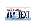 Placa Decorativa Para Carro Washington / Car Plate Personalized Washington