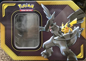 Pokémon VACÍO Pikachu y Zekrom Tag Team Lata - Imagen 1 de 1