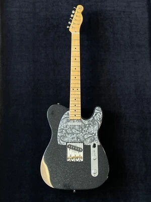 Fender Brad Paisley Road Worn Telecaster - Black Sparkle - Imagem 1 de 4