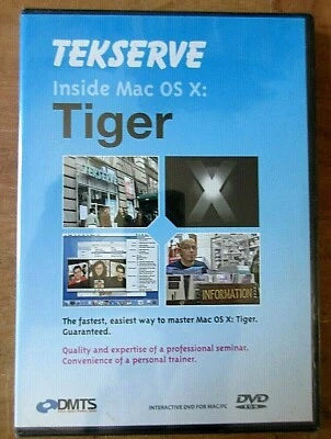 TEKSERVE  Inside Mac OS X: Tiger DVD Rom (Mac) 2005  NEW + Used  - Image 1 of 4
