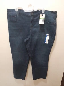Terra And Sky Size 20W Petite High Rise Straight Leg Jeans NWT Tummy Control - Picture 1 of 6