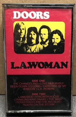 THE DOORS L.A./LA WOMAN CASSETTE: 1971 ELEKTRA 75011 - Image 1 of 4