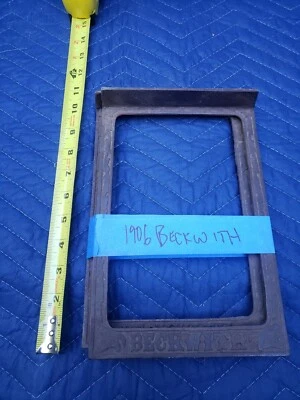 1906 Beckwith Pump Organ Pair of Pedal Plates #0928 - Image 1 of 4